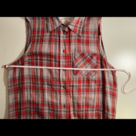 BCBGeneration Plaid Shirt Dress - Picture 6 of 11